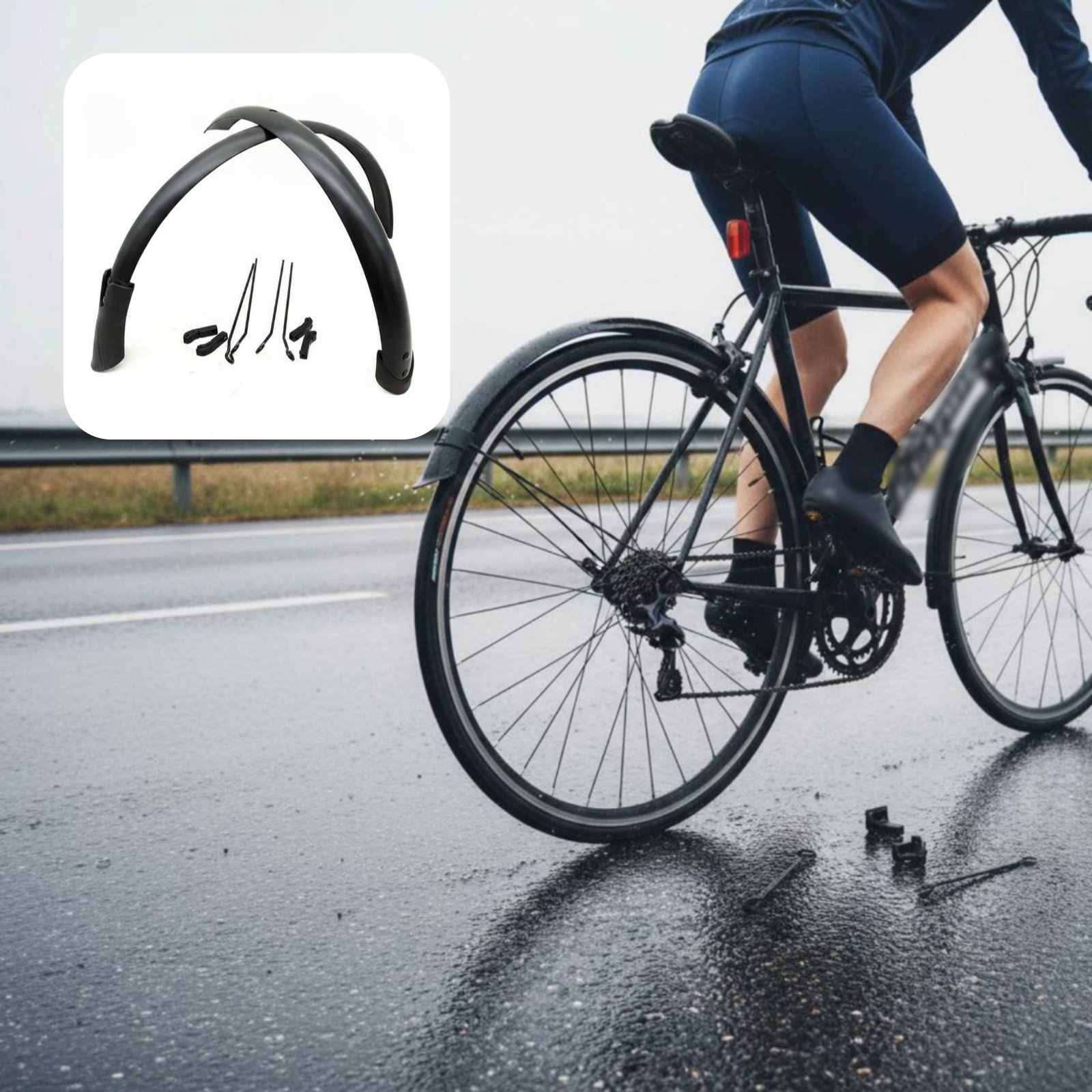 451 Wheel Mudguard Set Rust-Re - Fender Mudguard Set 评论和价格