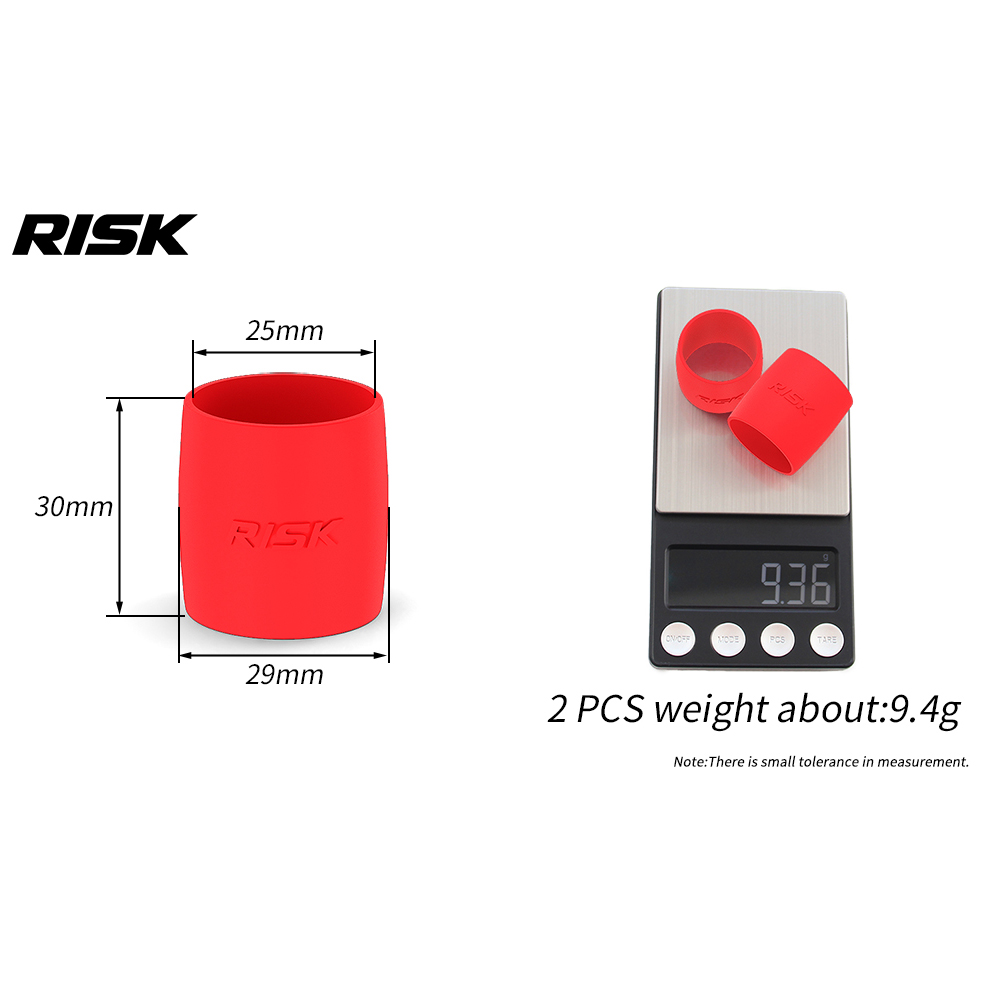 2pcs/bag RISK Road Bike Elasti - Bell Handlebar Ring 评论和价格