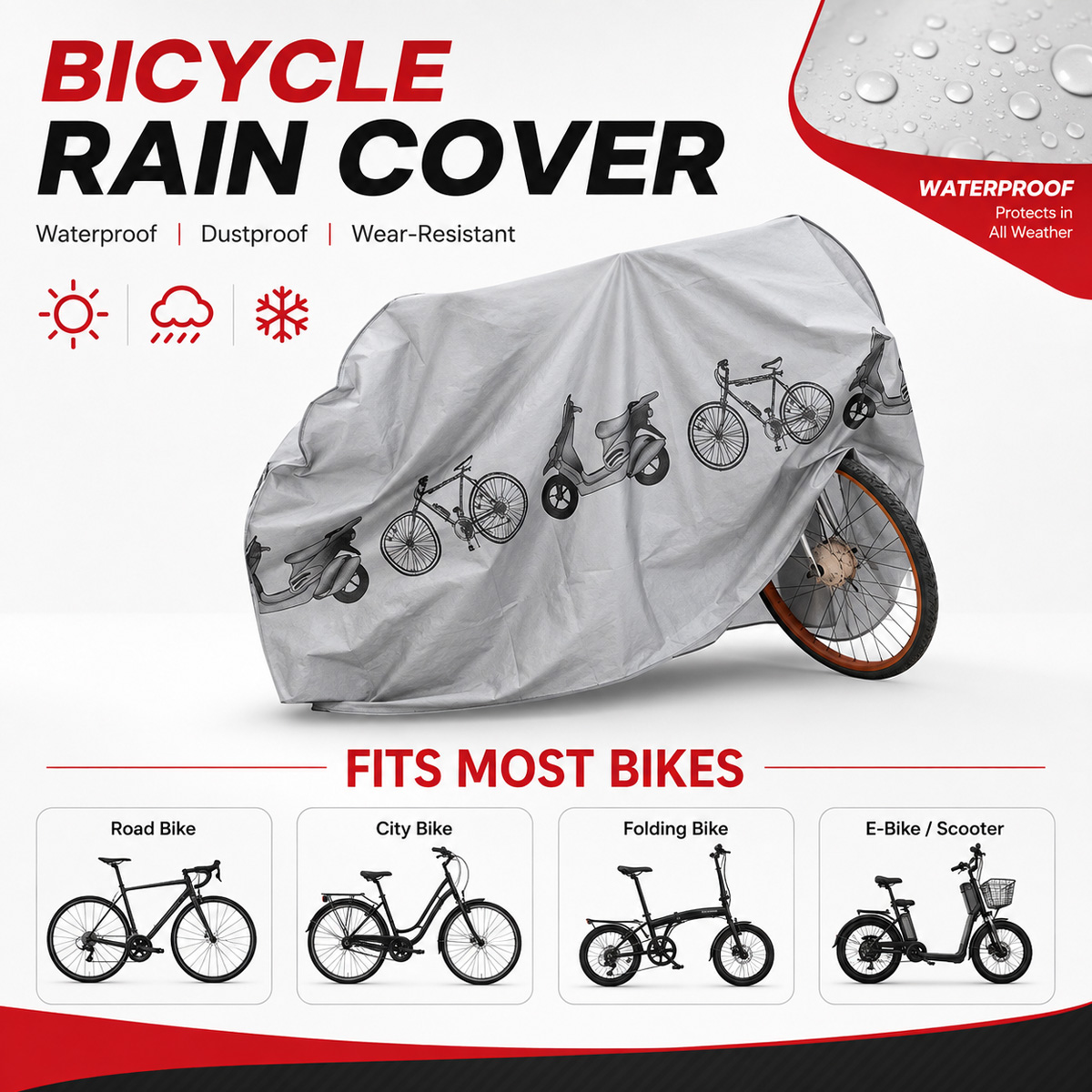 PINMOAP Universal Bicycle Rain - Cycling Commuter Bag 评论和价格