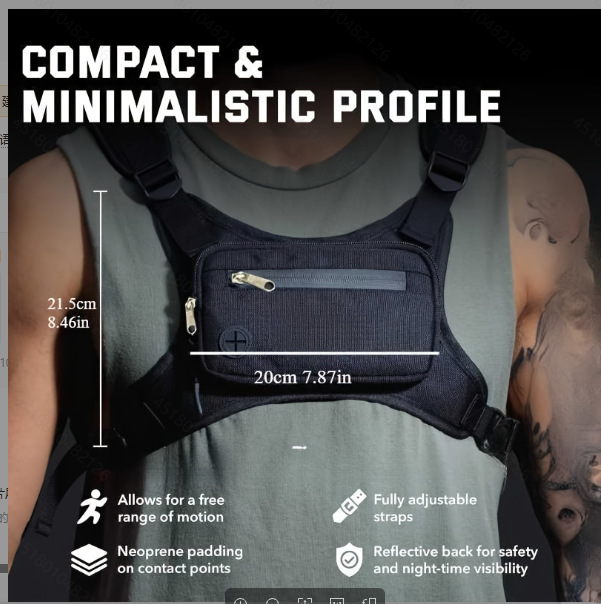 Outdoor Chest Rig Bag Lightwei - Cycling Commute Training 评论和价格