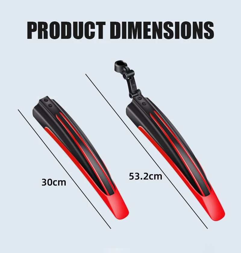 2pcs Bicycle Fenders Splash Fe - Fender Mudguard Set 评论和价格